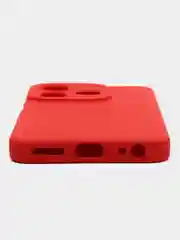 Красный силиконовый чехол для Tecno Spark 10 / Tecno Spark 10C,Техно спарк 10/10С,с защитой камеры