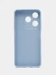 Голубой силиконовый чехол для Tecno Spark 10 / Tecno Spark 10C,Техно спарк 10/10С,с защитой камеры
