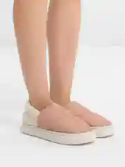 Розовый тапочки домашние теплые