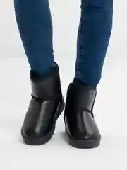 Хром угги женские зимние короткие с мехом дутики теплые
