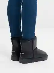 Хром угги женские зимние короткие с мехом дутики теплые