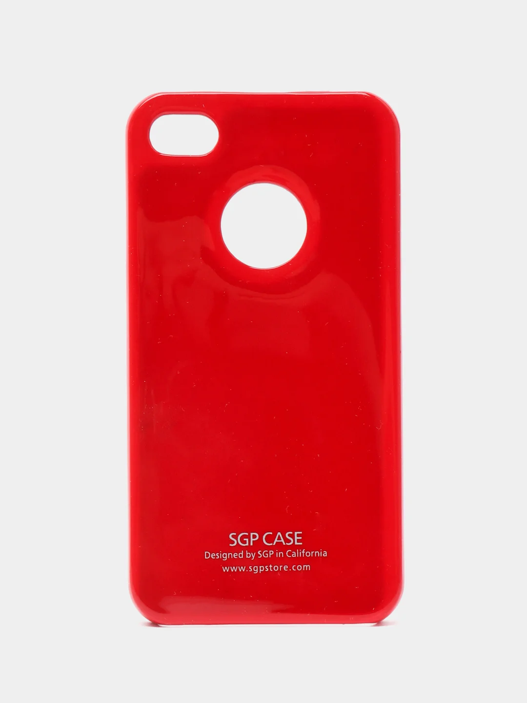 Красный чехол-накладка для смартфона iPhone 4/4s
