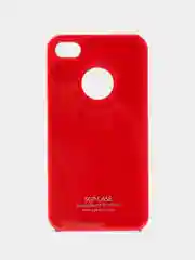 Красный чехол-накладка для смартфона iPhone 4/4s