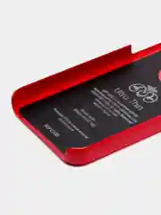 Красный чехол-накладка для смартфона iPhone 4/4s