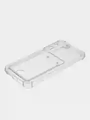 Прозрачный чехол для Samsung Galaxy S22, Самсунг Галаски С22 прозрачный, с карманом для карты