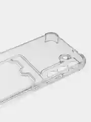 Прозрачный чехол для Samsung Galaxy S22, Самсунг Галаски С22 прозрачный, с карманом для карты