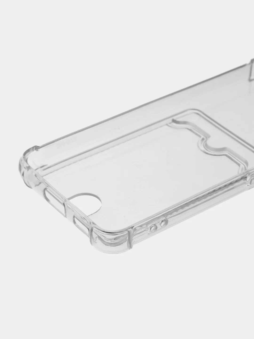 Прозрачный чехол для Samsung Galaxy S22, Самсунг Галаски С22 прозрачный, с карманом для карты