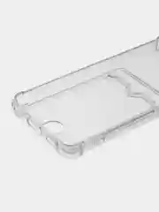 Прозрачный чехол для Samsung Galaxy S22, Самсунг Галаски С22 прозрачный, с карманом для карты