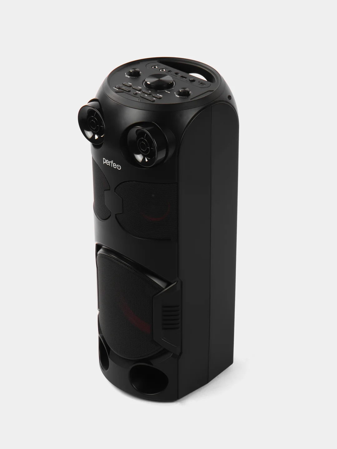Колонка беспроводная Bluetooth, с подсветкой Perfeo Power Box 75, TWS, AUX/USB/MicroSD/FM