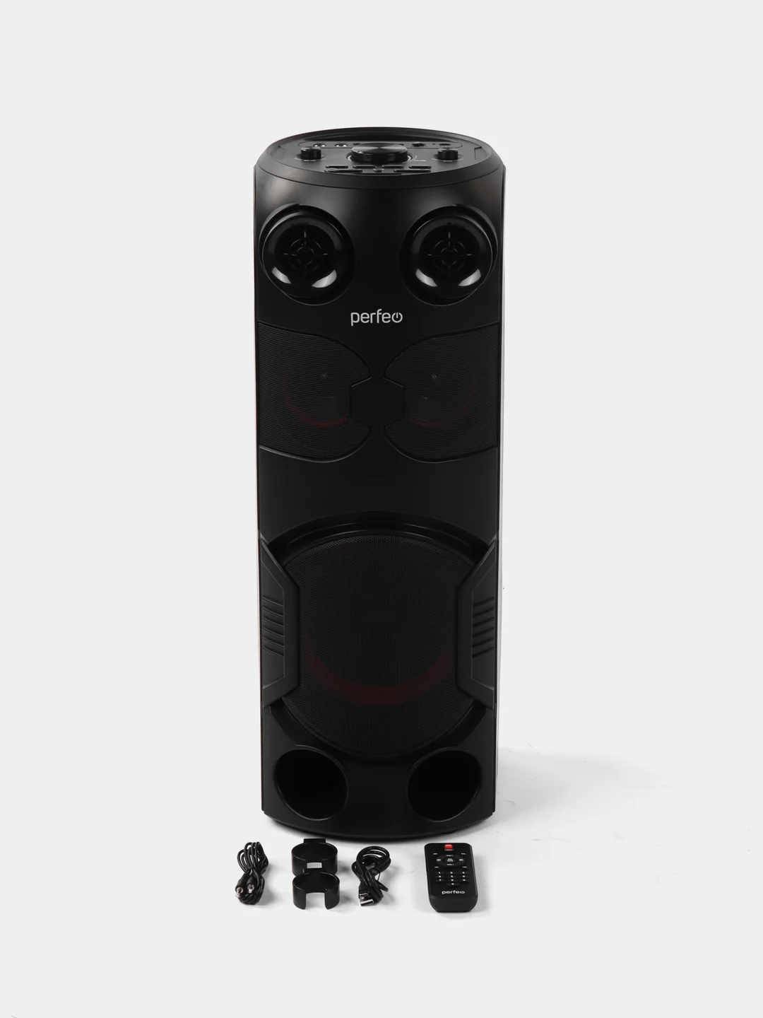 Колонка беспроводная Bluetooth, с подсветкой Perfeo Power Box 75, TWS, AUX/USB/MicroSD/FM