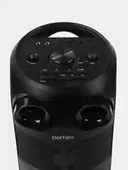 Колонка беспроводная Bluetooth, с подсветкой Perfeo Power Box 75, TWS, AUX/USB/MicroSD/FM