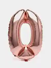 Розовый воздушный шар "Цифра", от 67-82 см