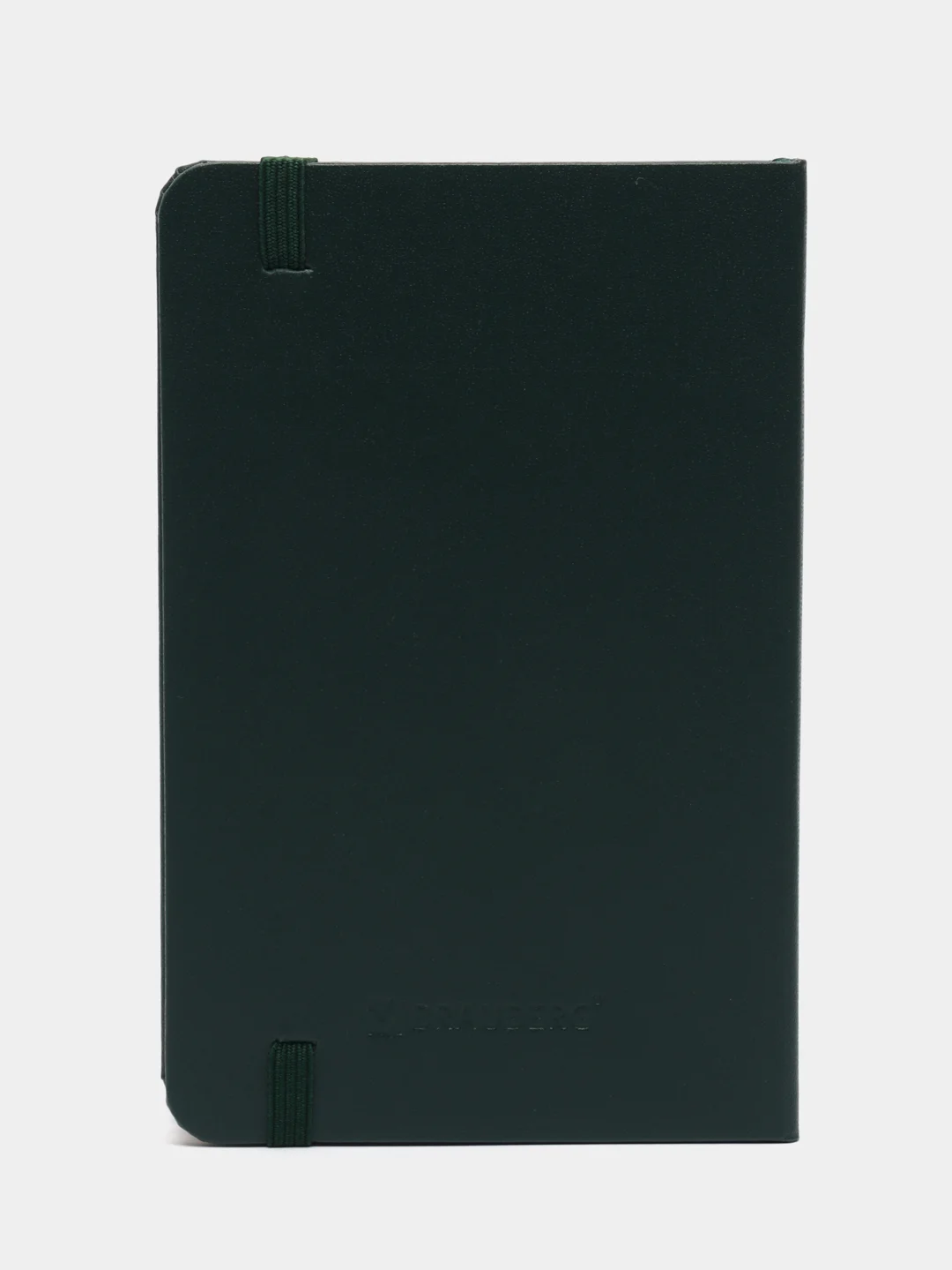 Блокнот МАЛЫЙ ФОРМАТ 93х142мм А6, BRAUBERG ULTRA, балакрон,80г/м2,96л,клетка,темно-зеленый