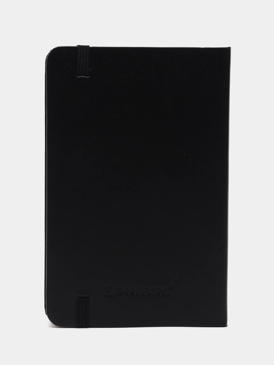 Блокнот МАЛЫЙ ФОРМАТ 93х142мм А6, BRAUBERG ULTRA, балакрон, 80г/м2, 96л, клетка, черный