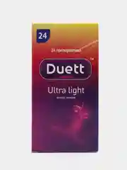 Презервативы DUETT ultra light 24 штуки , Презервативы DUETT classic 24 штуки