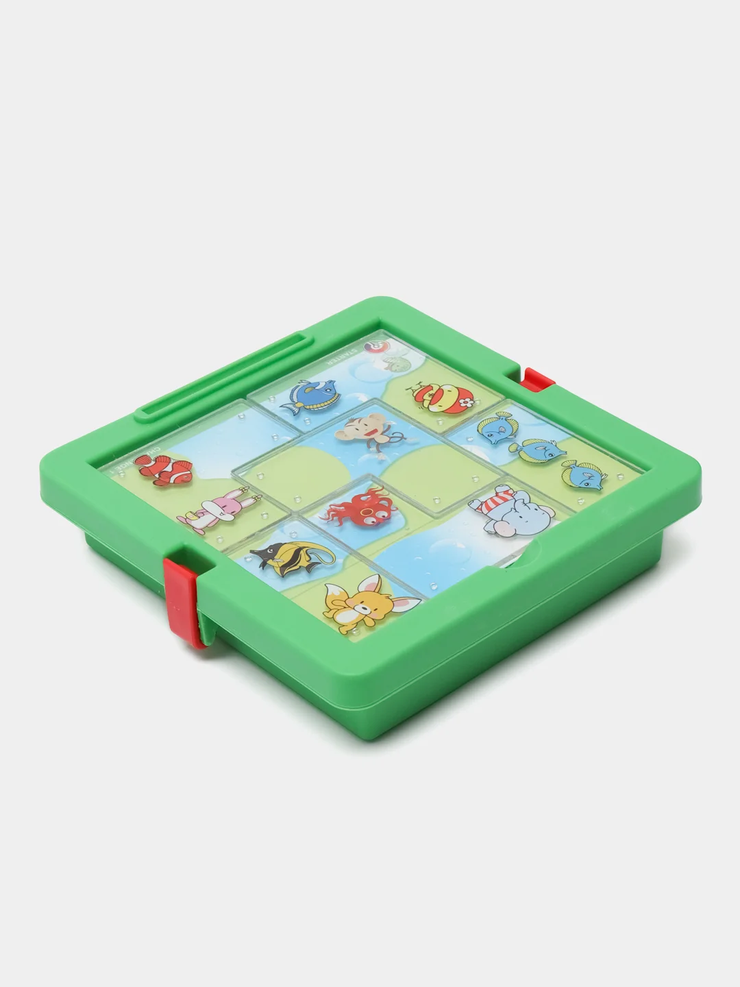 Бирюзовый игра-головоломка с животным, детская, настольная игра, с IQ-лабиринтом