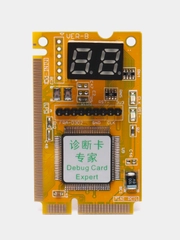 Пост карта MINI PCI, MINI PCI-E и LPC для диагностики ноутбуков, индикатор POST кодов