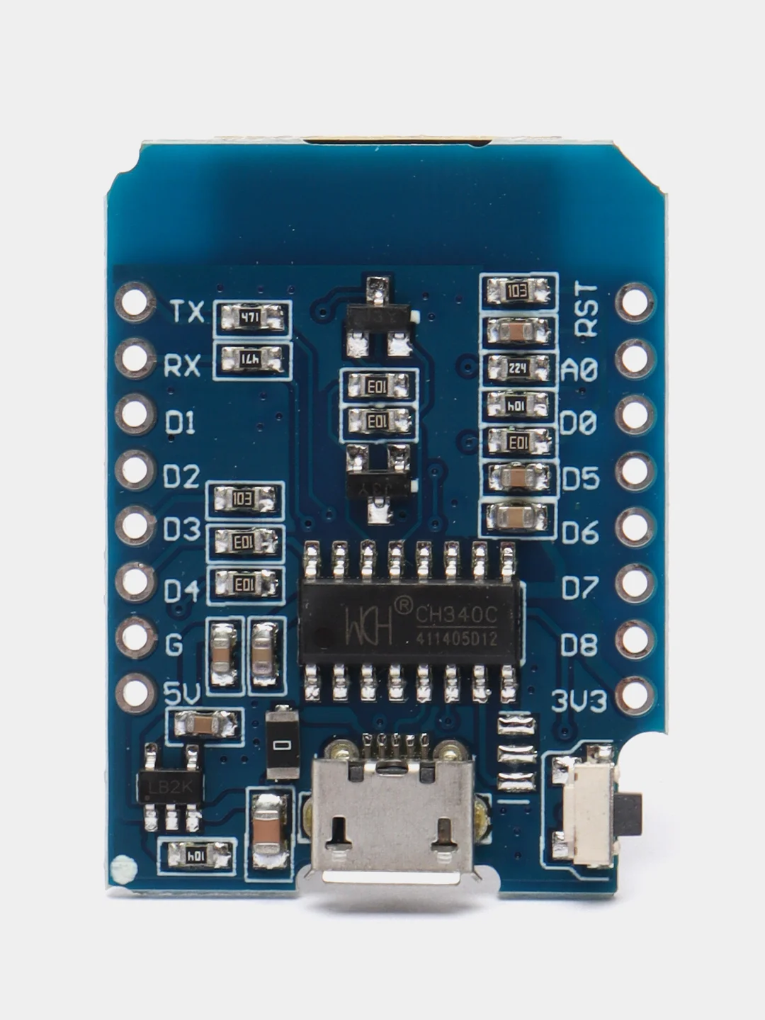 Wi-Fi модуль D1 Mini NodeMcu 4Mb на ESP8266, микроконтроллер, программатор, arduino, ПК