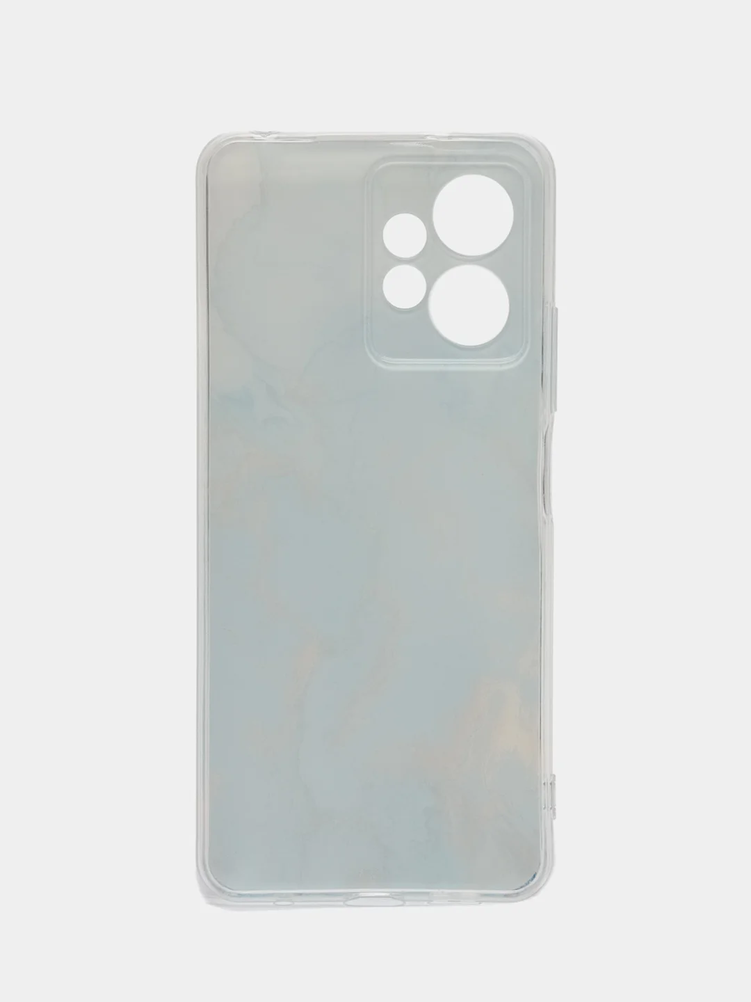 Светло-синий чехол на Xiaomi Redmi Note 12 4G / Сяоми Редми Ноут 12 4G с рисунком, защита камеры