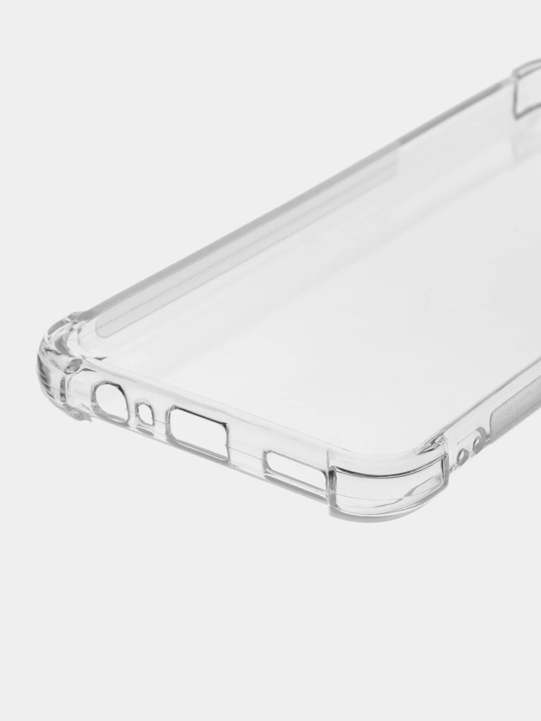 Прозрачный противоударный чехол BROSCORP для Honor X7a, силиконовый, с усиленными углами