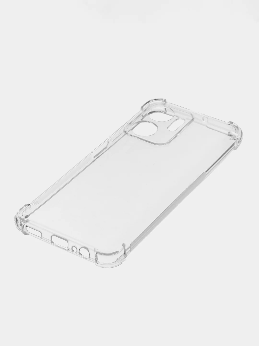 Прозрачный противоударный чехол BROSCORP для Honor X7a, силиконовый, с усиленными углами