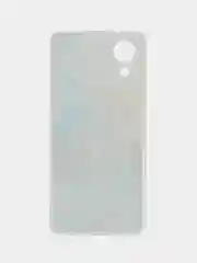 Голубой силиконовый чехол на Oppo A17K/Оппо A17К, прозрачный, с рисунком, защита камеры