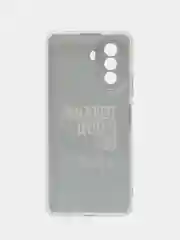 Тёмно-коричневый силиконовый чехол на Huawei Nova Y70 / Хуавей Нова Y70, с рисунком, защита камеры