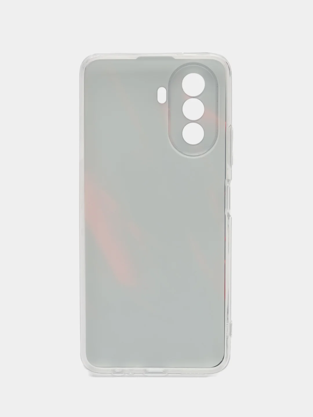 Красный силиконовый чехол на Huawei Nova Y70 / Хуавей Нова Y70, с рисунком, защита камеры