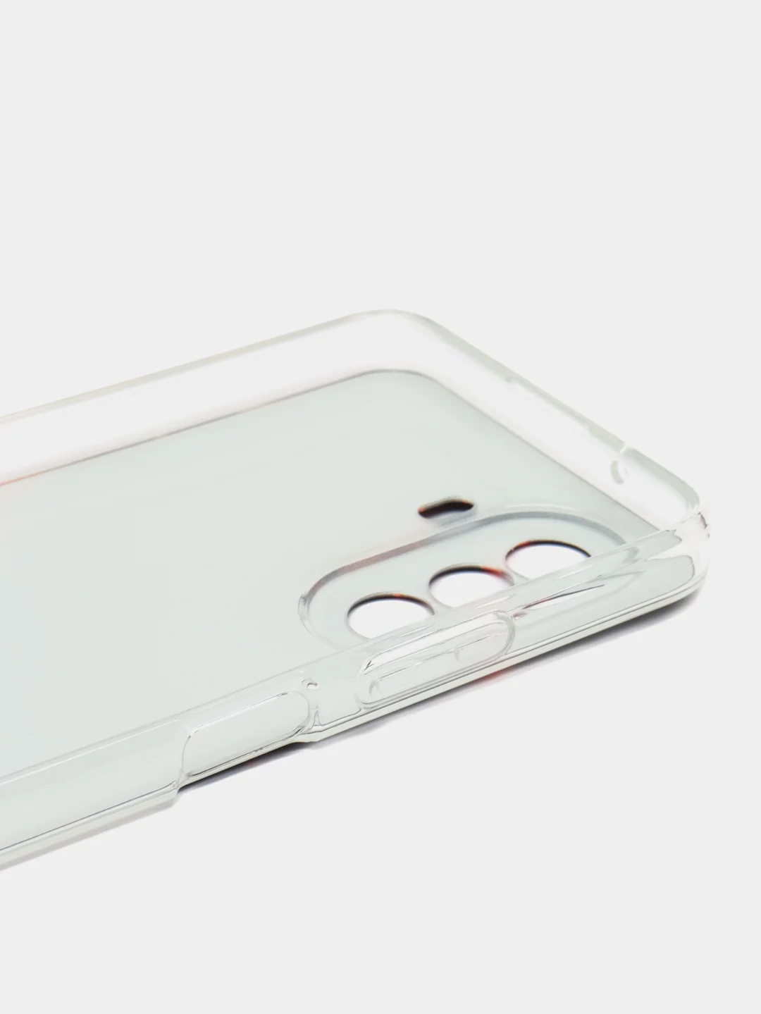 Красный силиконовый чехол на Huawei Nova Y70 / Хуавей Нова Y70, с рисунком, защита камеры