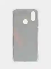 Красный силиконовый чехол на Xiaomi Mi 8 / Сяоми Ми 8 прозрачный, с рисунком, защита камеры