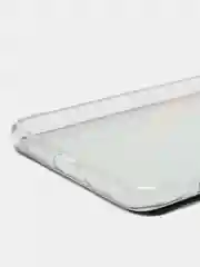 Красный силиконовый чехол на Xiaomi Mi 8 / Сяоми Ми 8 прозрачный, с рисунком, защита камеры