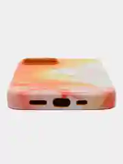 Манго чехол MagSafe для iPhone 13 кожаный BROSCORP с бортиком защитой камер микрофиброй, экокожа