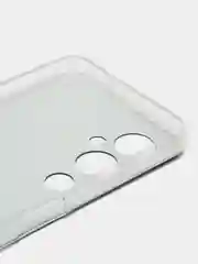 Бирюзовый силиконовый чехол на Tecno Pova 4 Pro / Текно Пова 4 Про с рисунком, защита камеры