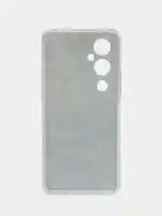Бирюзовый силиконовый чехол на Tecno Pova 4 Pro / Текно Пова 4 Про с рисунком, защита камеры