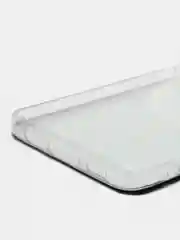Угольный силиконовый чехол на Samsung Galaxy S8 / Самсунг S8 прозрачный, с рисунком, защита камеры