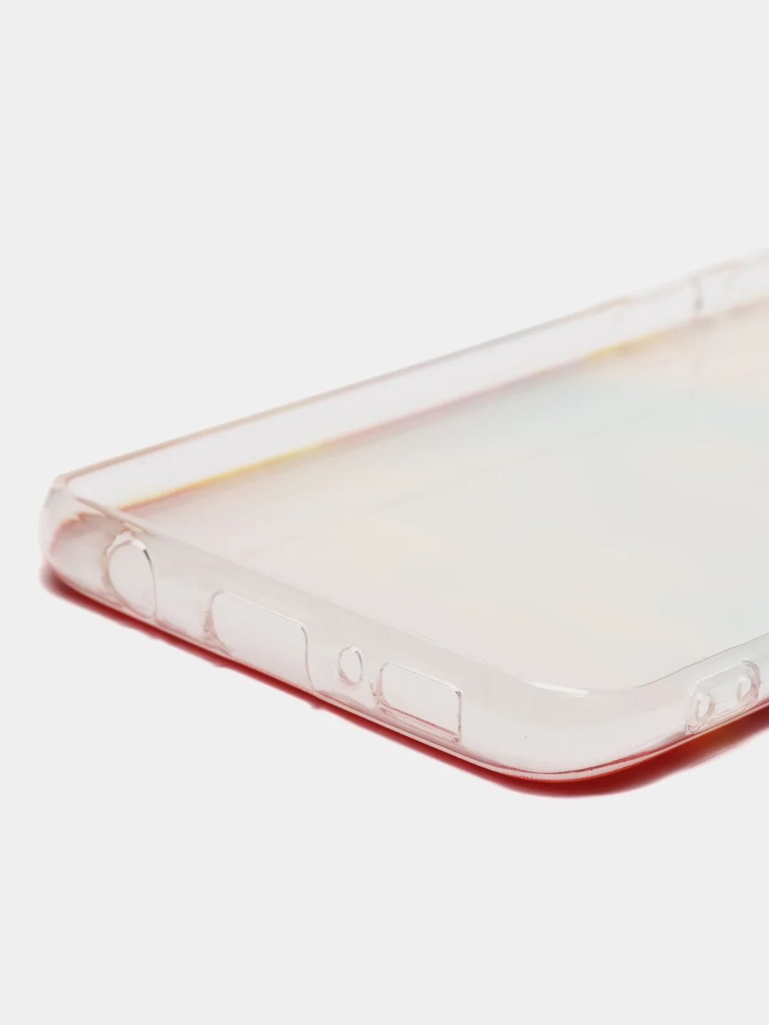 Голубой силиконовый чехол на Samsung Galaxy S8 / Самсунг S8 прозрачный, с рисунком, защита камеры