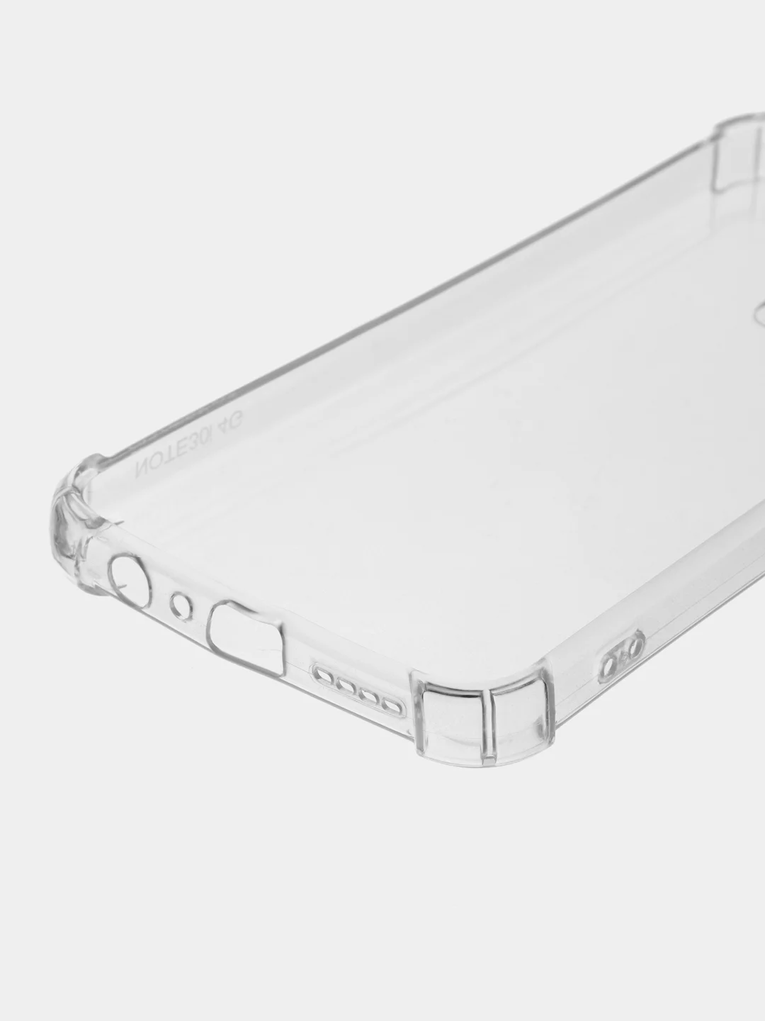 Прозрачный противоударный чехол Broscorp для Infinix Note 30i силиконовый с усиленными углами