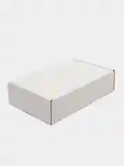 Белый картонная коробка самосборная, 20 х 13 х 5 см