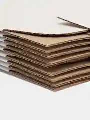 Белый картонная коробка самосборная, 20 х 13 х 5 см