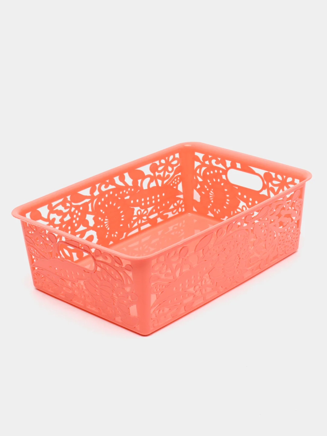 Розовый корзина для продуктов, 34 x 24 х 11 см