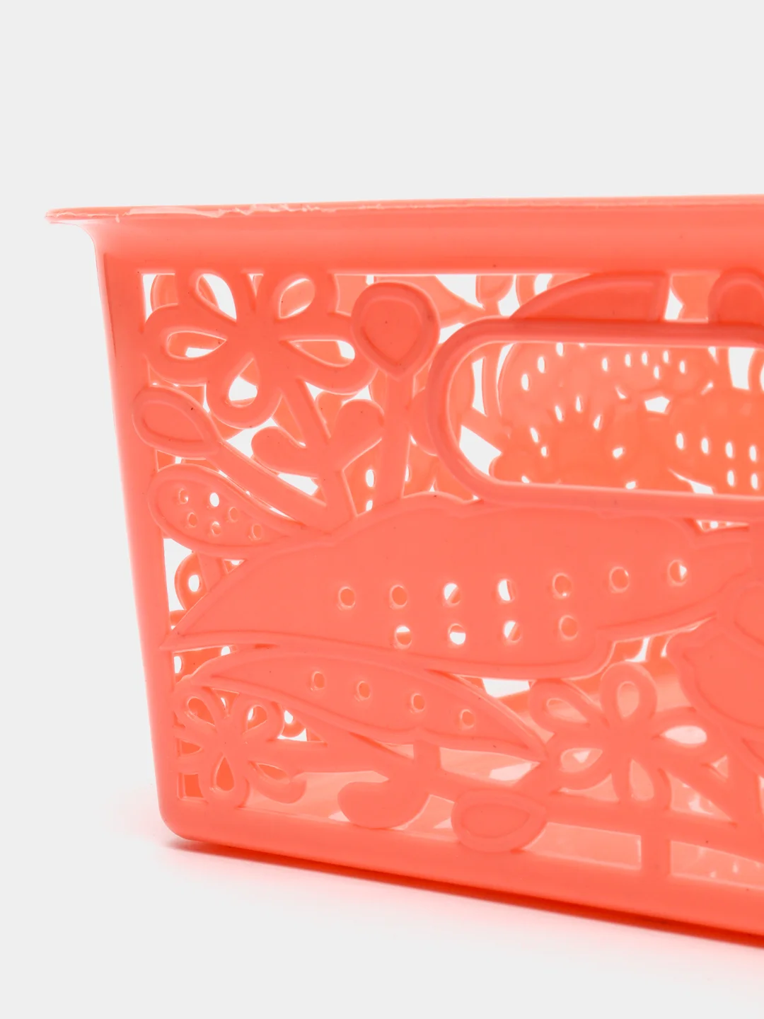 Розовый корзина для продуктов, 34 x 24 х 11 см