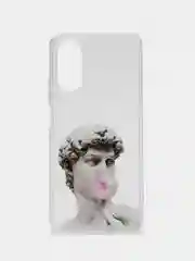 Алый силиконовый чехол для OPPO A17 / A17K, с принтом, с рисунком, Оппо А17 / 17К