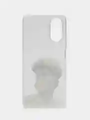 Алый силиконовый чехол для OPPO A17 / A17K, с принтом, с рисунком, Оппо А17 / 17К
