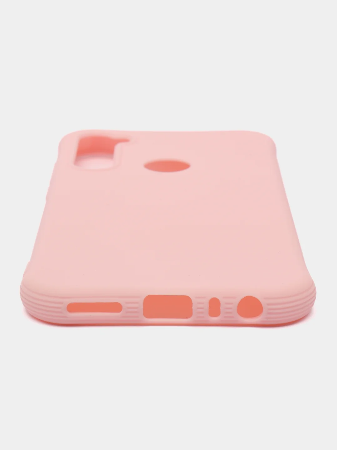 Розовый силиконовый чехол Huawei P40 Lite e Xiaomi Redmi 8/Note 7/8T/Samsung A50/A31/A11/A01/A41