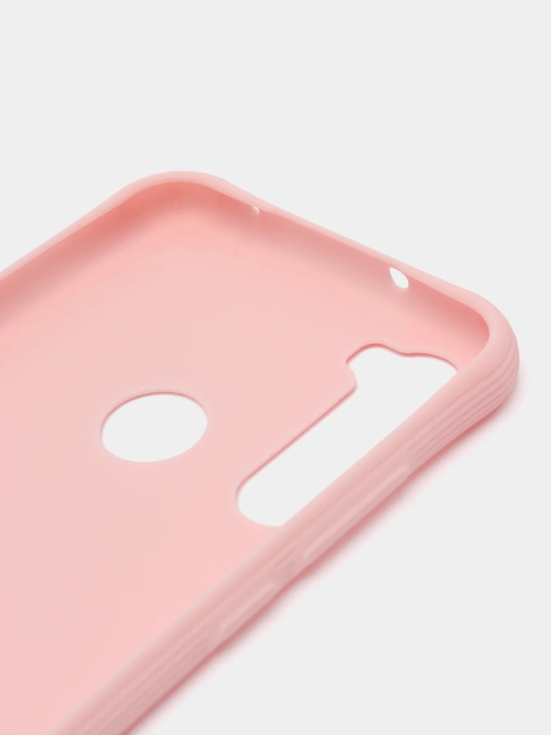 Розовый силиконовый чехол Huawei P40 Lite e Xiaomi Redmi 8/Note 7/8T/Samsung A50/A31/A11/A01/A41