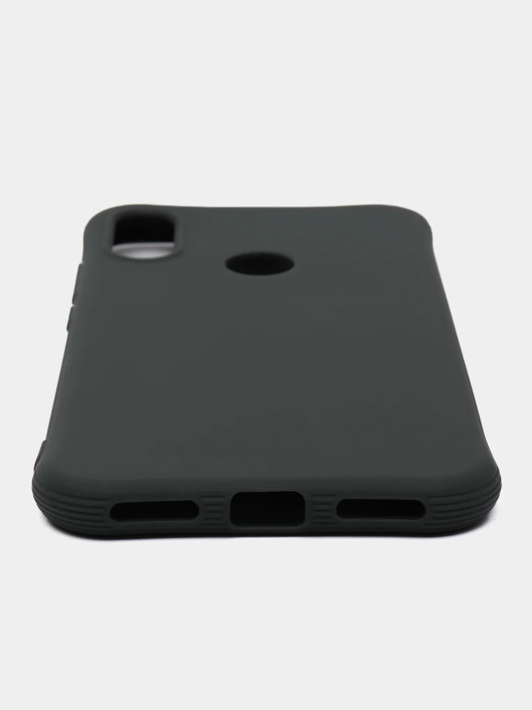 Серый силиконовый чехол Huawei P40 Lite e Xiaomi Redmi 8/Note 7/8T/Samsung A50/A31/A11/A01/A41