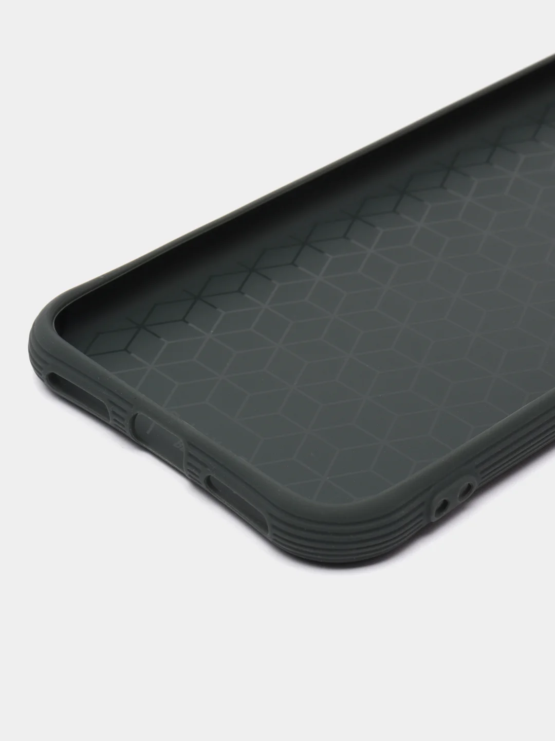 Серый силиконовый чехол Huawei P40 Lite e Xiaomi Redmi 8/Note 7/8T/Samsung A50/A31/A11/A01/A41