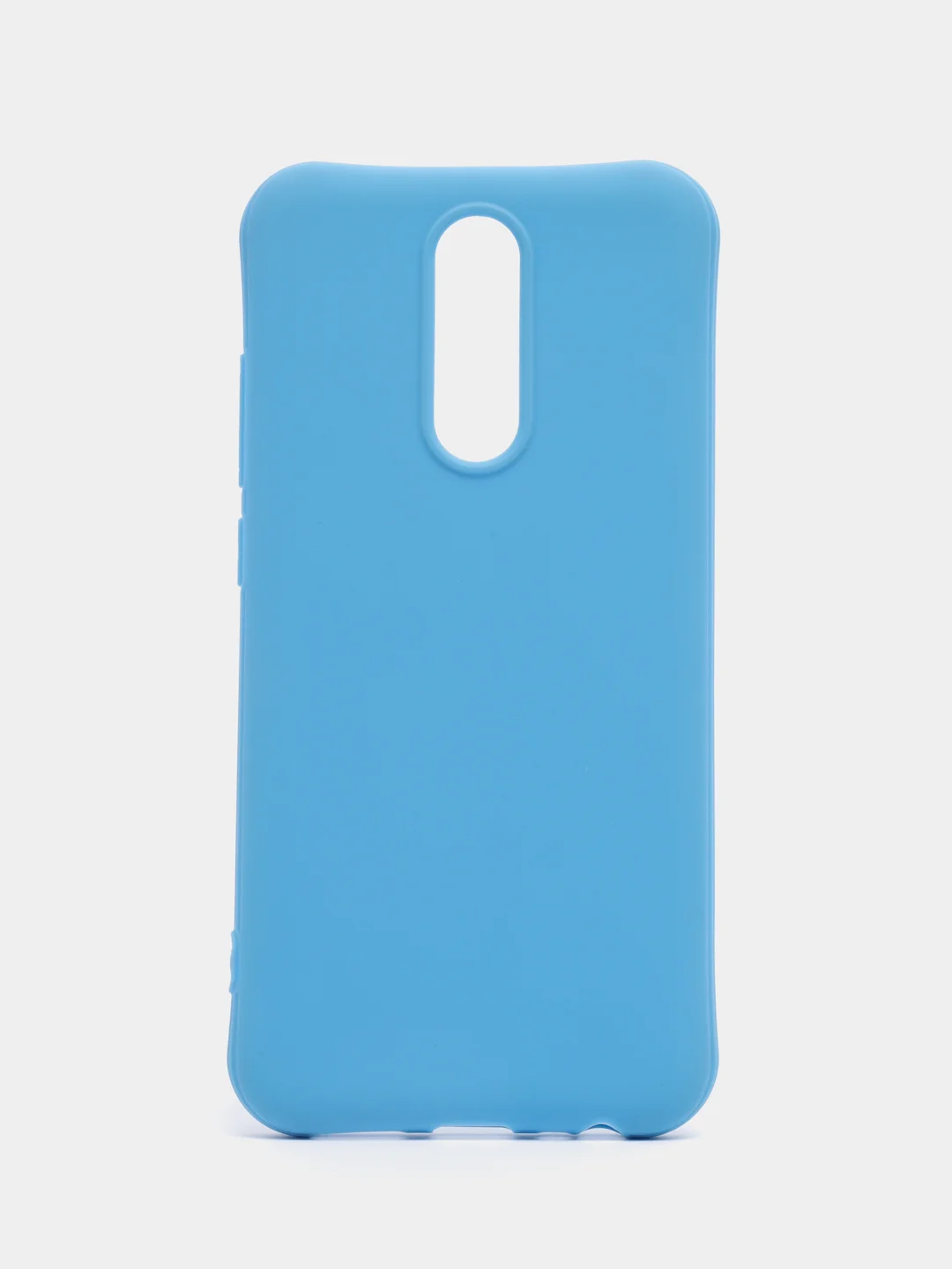 Голубой силиконовый чехол Huawei P40 Lite e Xiaomi Redmi 8/Note 7/8T/Samsung A50/A31/A11/A01/A41
