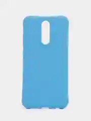 Голубой силиконовый чехол Huawei P40 Lite e Xiaomi Redmi 8/Note 7/8T/Samsung A50/A31/A11/A01/A41