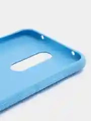 Голубой силиконовый чехол Huawei P40 Lite e Xiaomi Redmi 8/Note 7/8T/Samsung A50/A31/A11/A01/A41